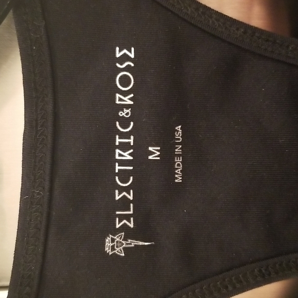 💕ELECTRIC & ROSE💕 Wynnie Bra - Relay Onyx / Dusty Blue Medium M NWT - Picture 9 of 11